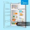 Refrigerador Fr&iacute;o Directo Midea MDRT294FGE50 204 lts.