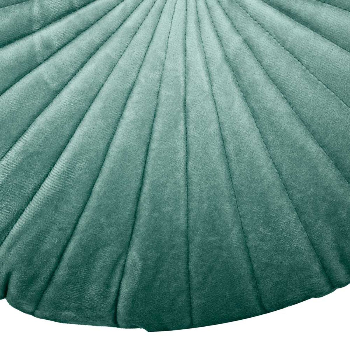 Cojín Velvet Redondo con Botón Dreams Liso Menta 40 cm