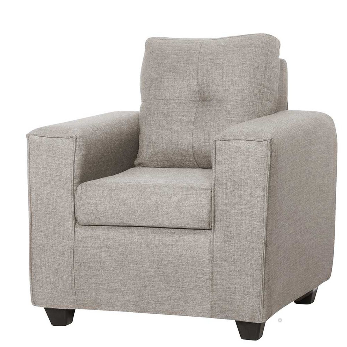 Juego de Living Black Factory Ranger Sofá 3 Cuerpos + Dos Sillones 1 Cuerpo Beige