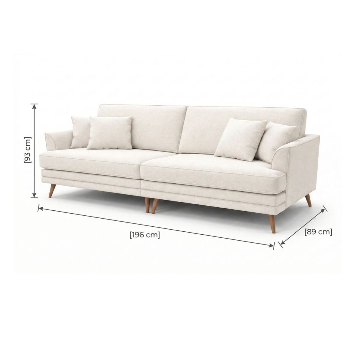 Sof&aacute; Exit 3 Tailandia Cuerpos Beige Claro