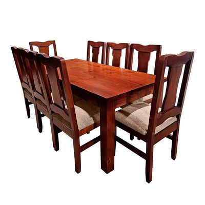 Juego de Comedor Living Factory Teka 8 Sillas Beige
