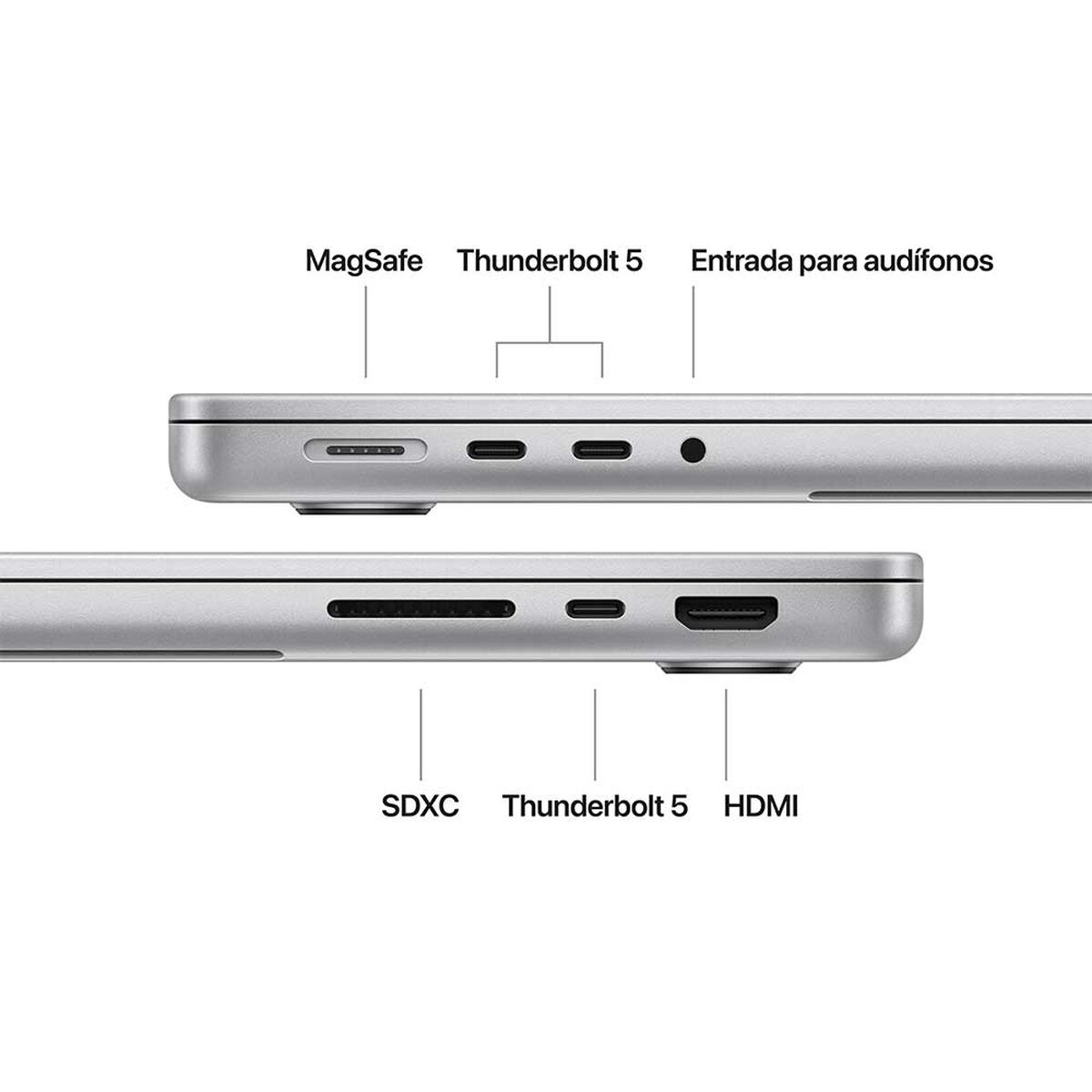 Notebook Apple MacBook Pro Chip M4 Pro 24GB 512GB SSD 14,2" Plata