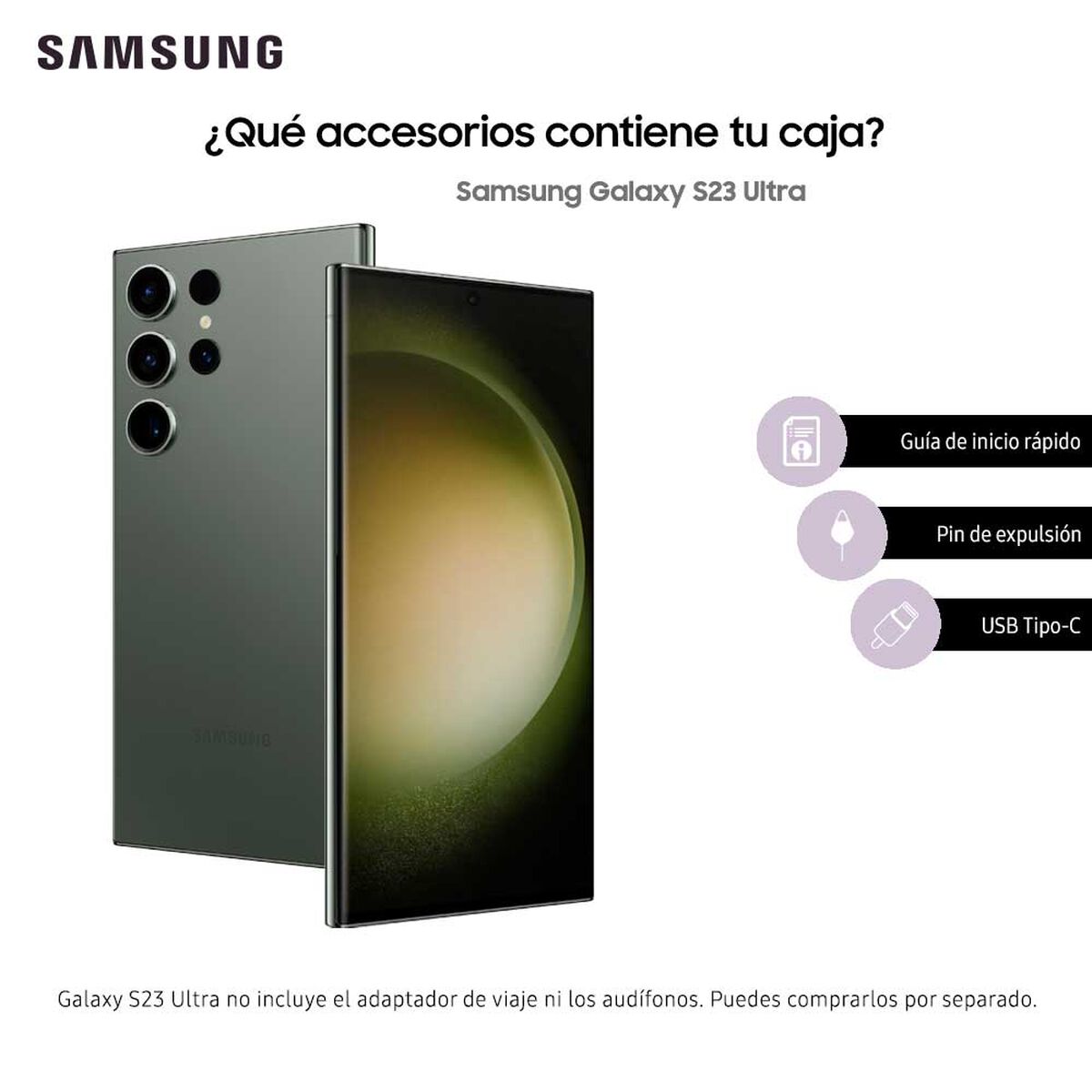 Celular Samsung Galaxy S23 Ultra 512GB 6,8" Green Liberado