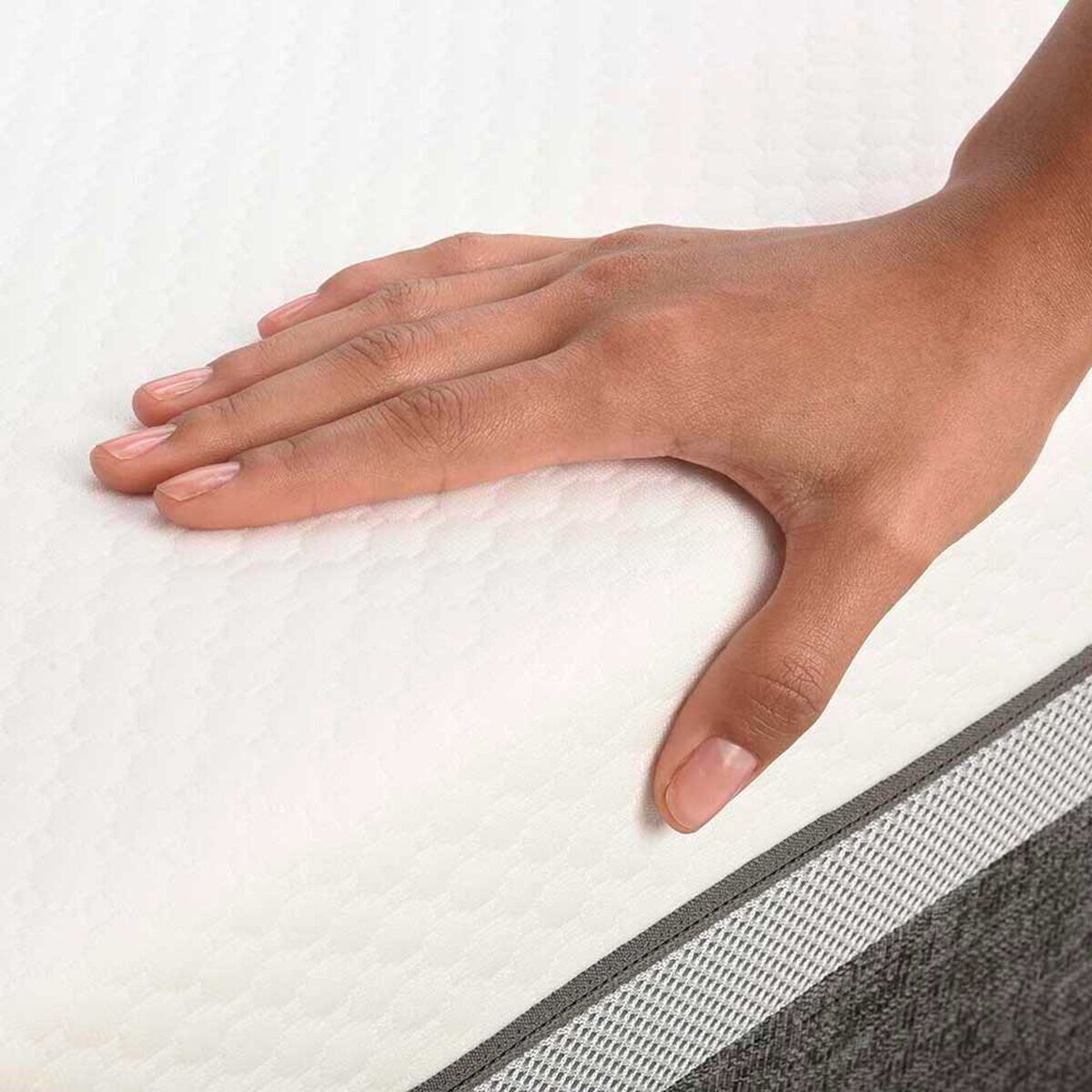 Cama Europea CIC 1,5 Plazas Ortopedic Advance + Respaldo Munich Olivo
