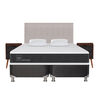 Box Spring CIC Base Dividida King New Ortopedic + Respaldo + 2 Veladores + Almohada Tigris