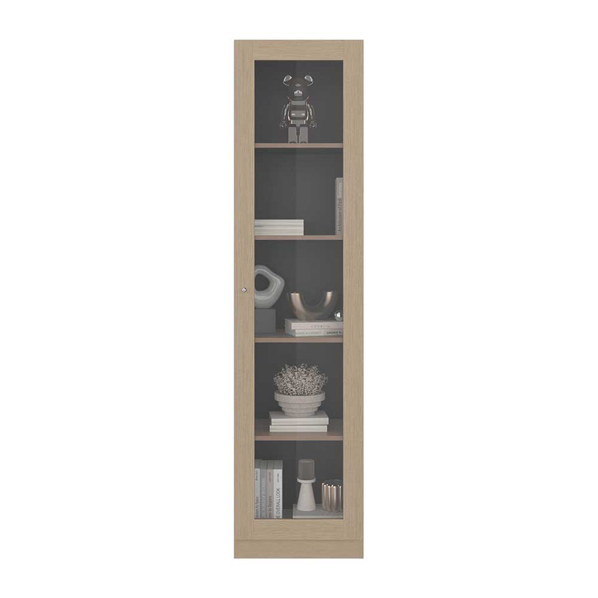 Vitrina Tuhome Home E6 1 Puerta Cartagena Wengue