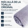 Pack Toallon Y Toalla Microfibra Terry Gris Pro Outdoor