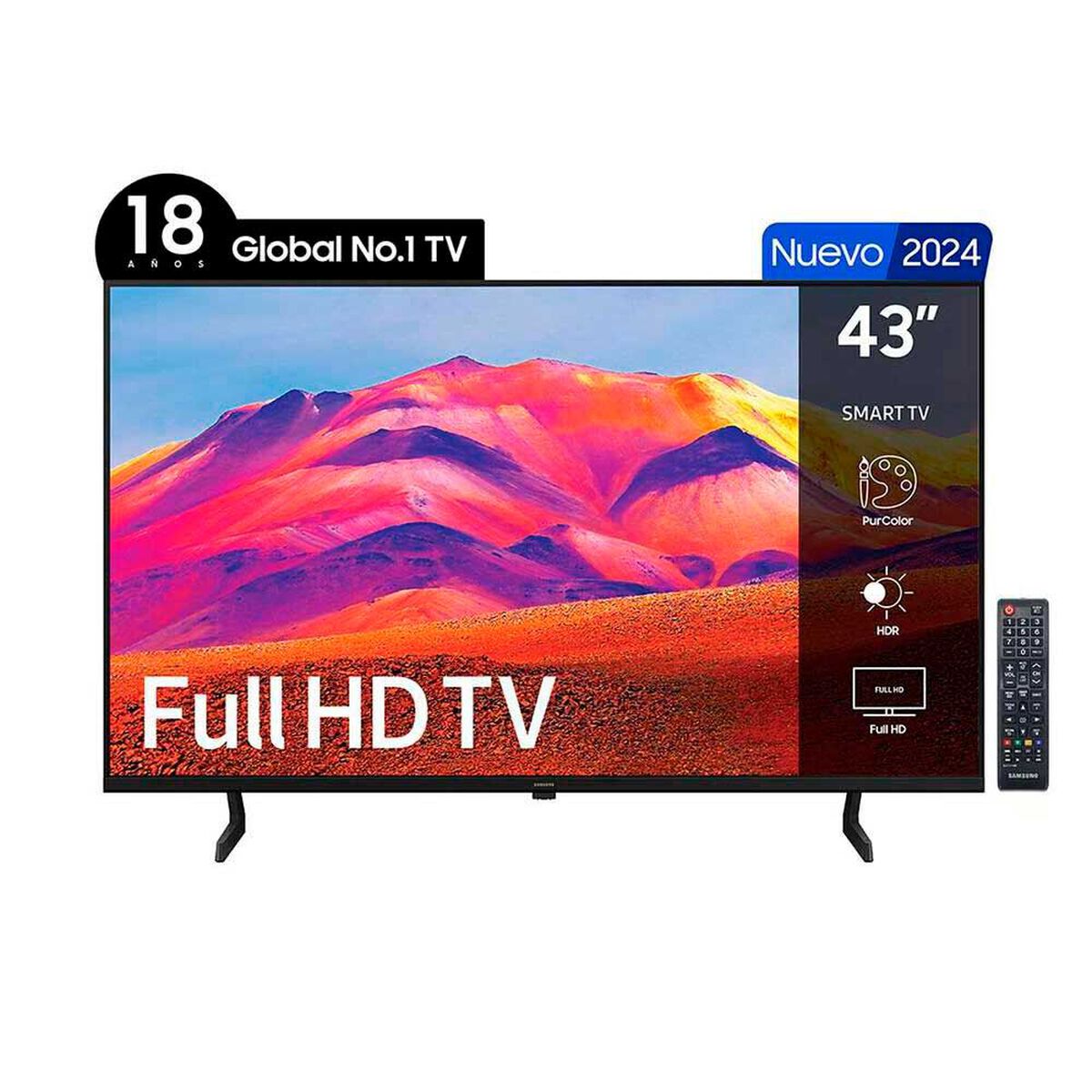 Smart TV LED 43" Samsung FHD Tizen&trade; UN43T5203AGXZS