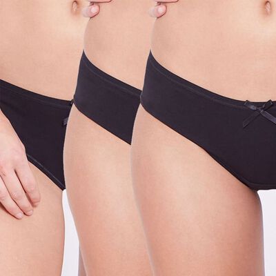 Imagen 1 del producto Pack 3 Culottes Mujer Intime Black, Rosado, Surtido