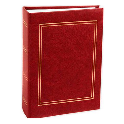 Imagen 1 del producto Álbum para Fotos Cartón Vgo Clásico Liso 200 Fotos Burdeos