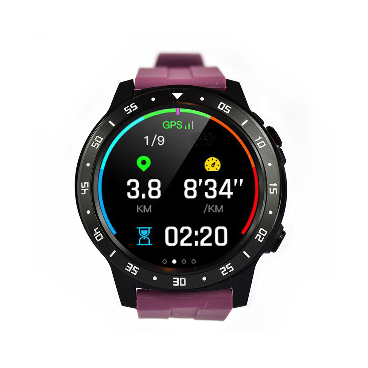 Smartwatch  Lhotse Route M5 GPS  1,3" Morado