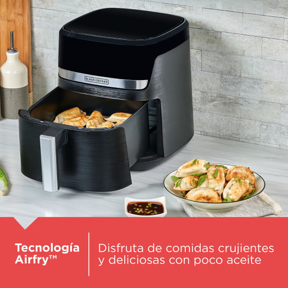Freidora De Aire Black Decker Afbd62-1Bdcl 5,5 lts.