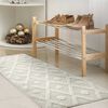 Bajada de Cama Modalfo Palafito Blanca 70 x 150 cm