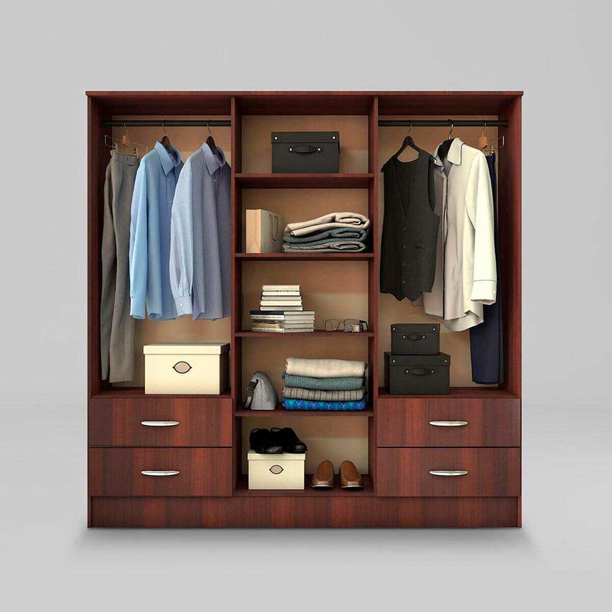 Cl&oacute;set Maipo 6 Puertas 4 Cajones