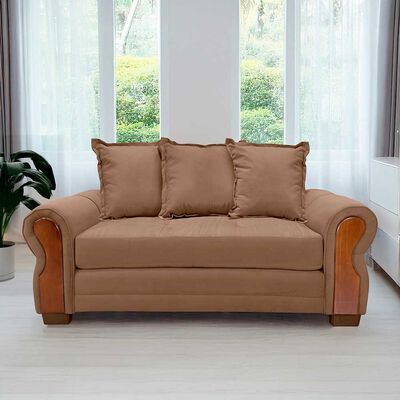 Imagen 1 del producto Sofá Living Factory Arizona 2 Cuerpos Chocolate