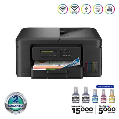Multifuncional Brother Tinta Continua DCPT730DW Wifi, D&uacute;plex y ADF
