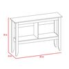 Combo Rack TV65 + Mesa de Arrimo TuHome Nomik Blanco Rovere