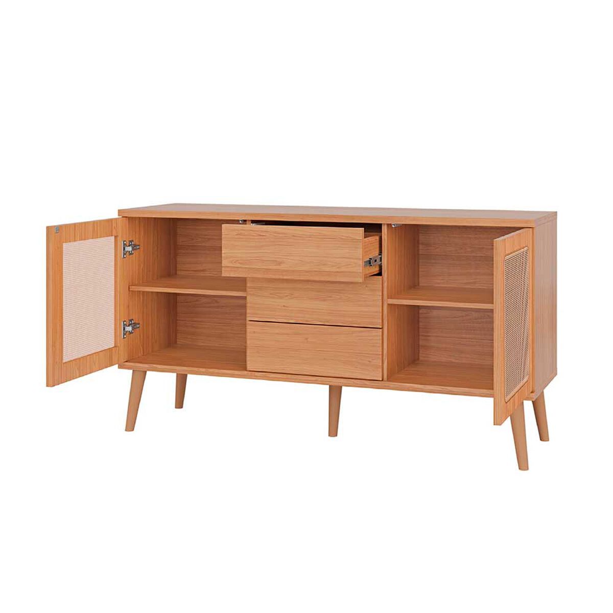 Buffet Roca Alturas 2 Puertas 3 Cajones Canela