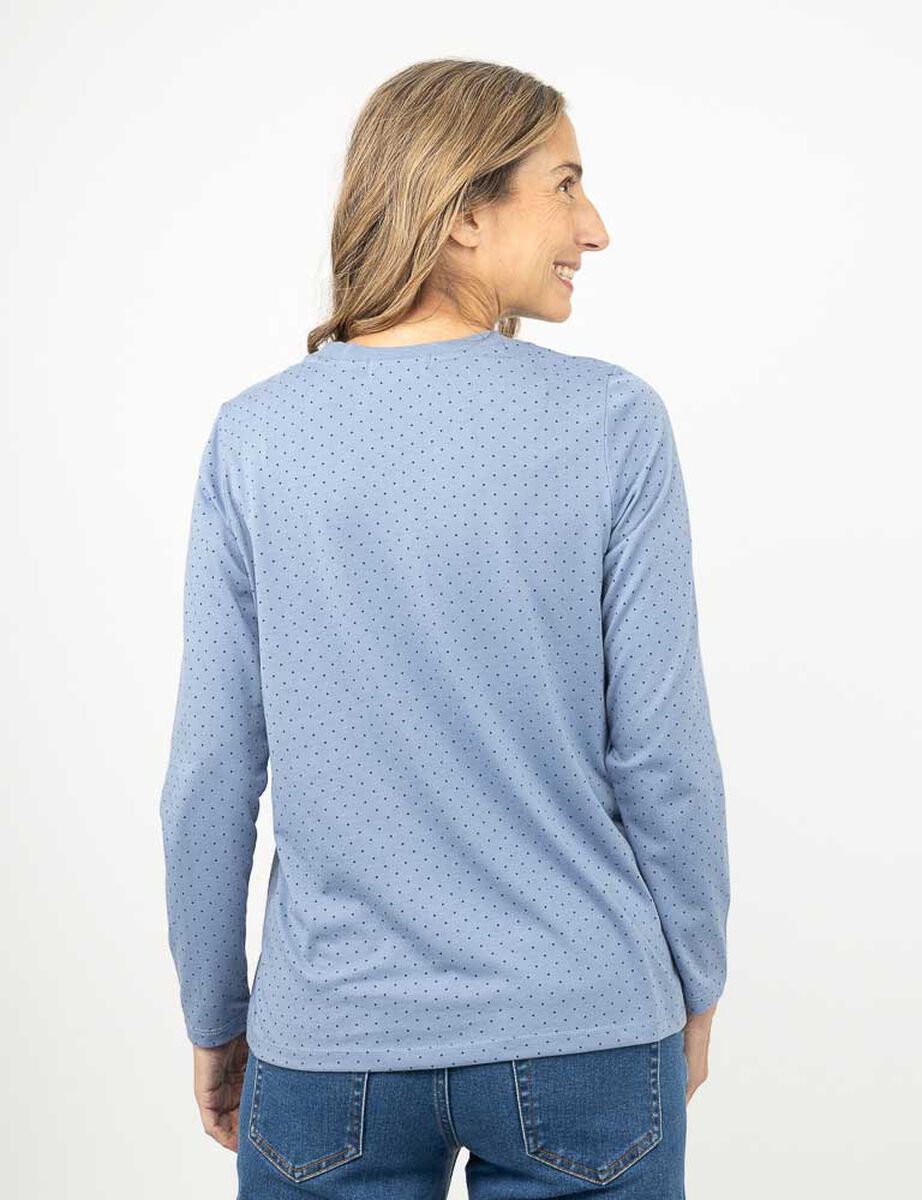Polera Manga Larga Mujer Portman Club