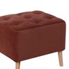 Pouf Latam Home Lyon Tela Velvet Chocolate