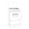 Cocina a Gas Whirlpool WLX603CT4 4 Quemadores