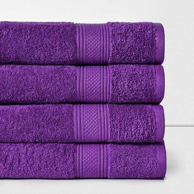 Toalla de Baño American Family Liso 45 x 80 cm Morado