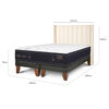 Cama Europea CIC Base Dividida S&uacute;per King Grand Premium + Respaldo Panaro