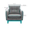 Sillón Living Factory Vintage Gris