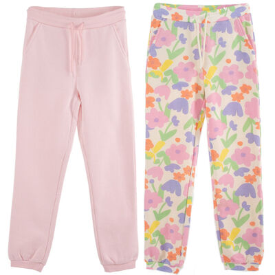 Imagen 1 del producto Pack 2 Pantalón Buzo de Algodón Chess Crudo, Fuscia, Grafito