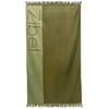 Toalla de Playa Jacquard Zibel Verde 100 x 180 cm.