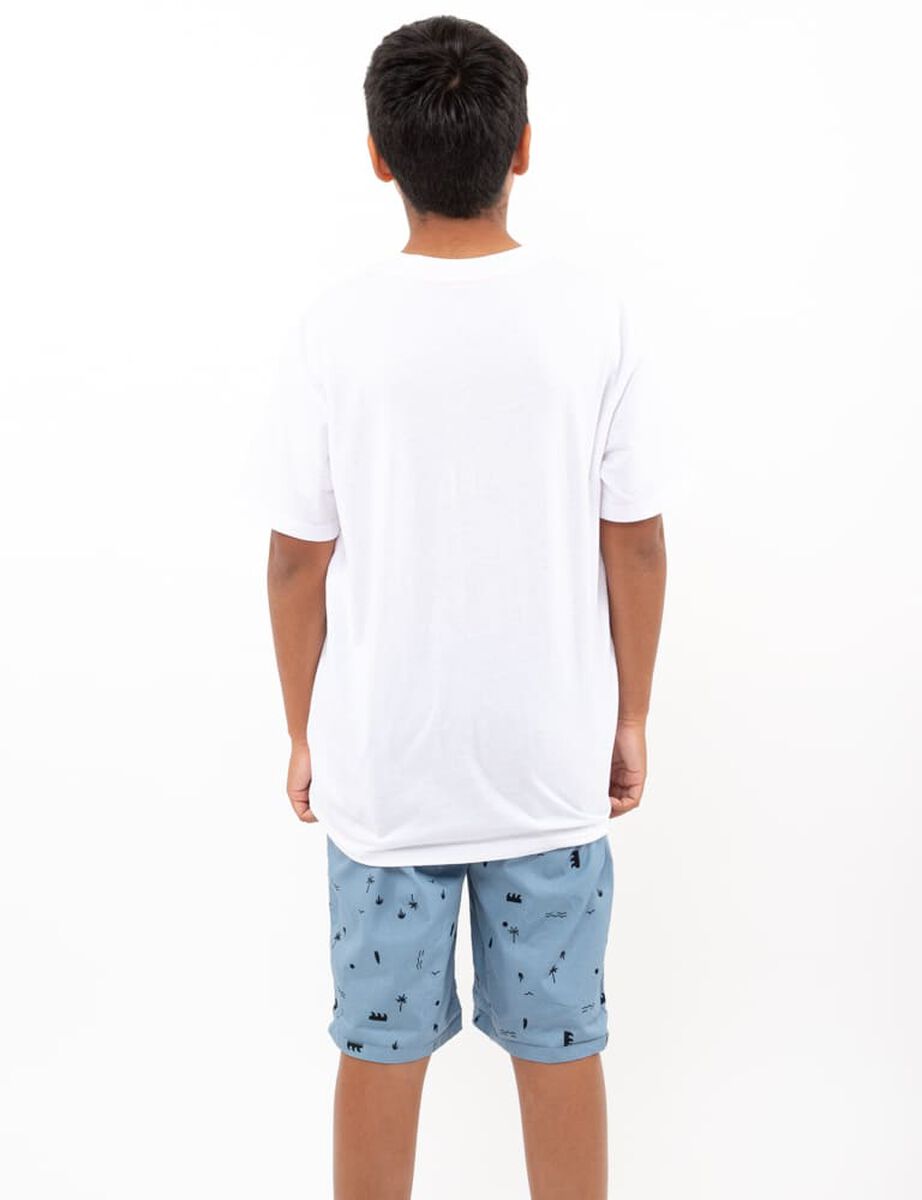 Polera Con Estampado Manga Corta Niño Cutback