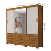 Closet Home Mobili Enzo 3 Puertas 9 Cajones Beige