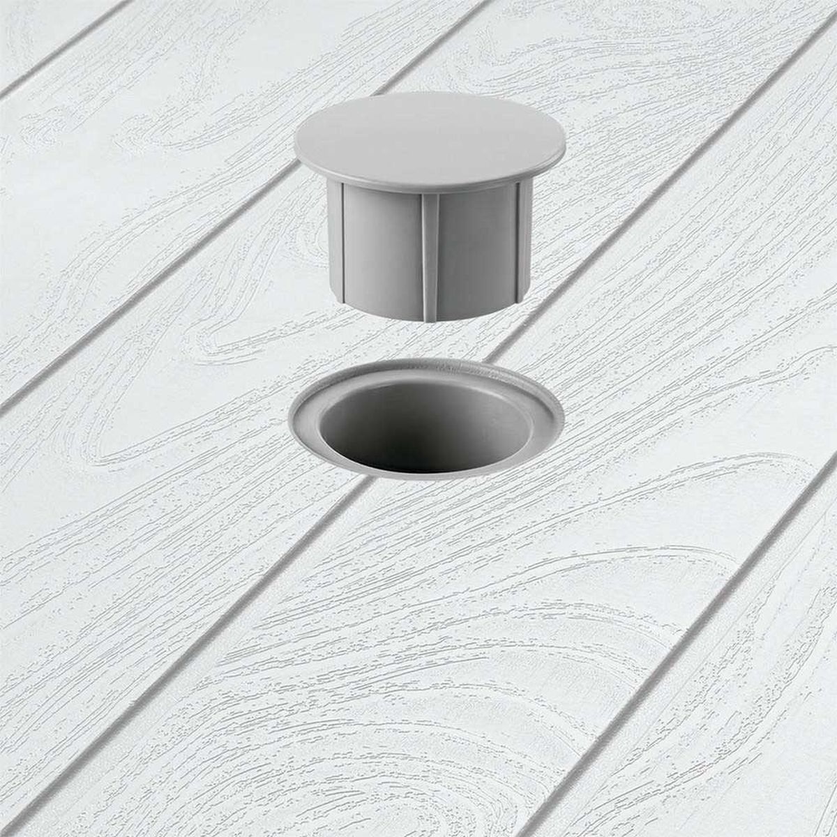 Mesa para Terraza Rimax Baru Gris Hielo 75X75