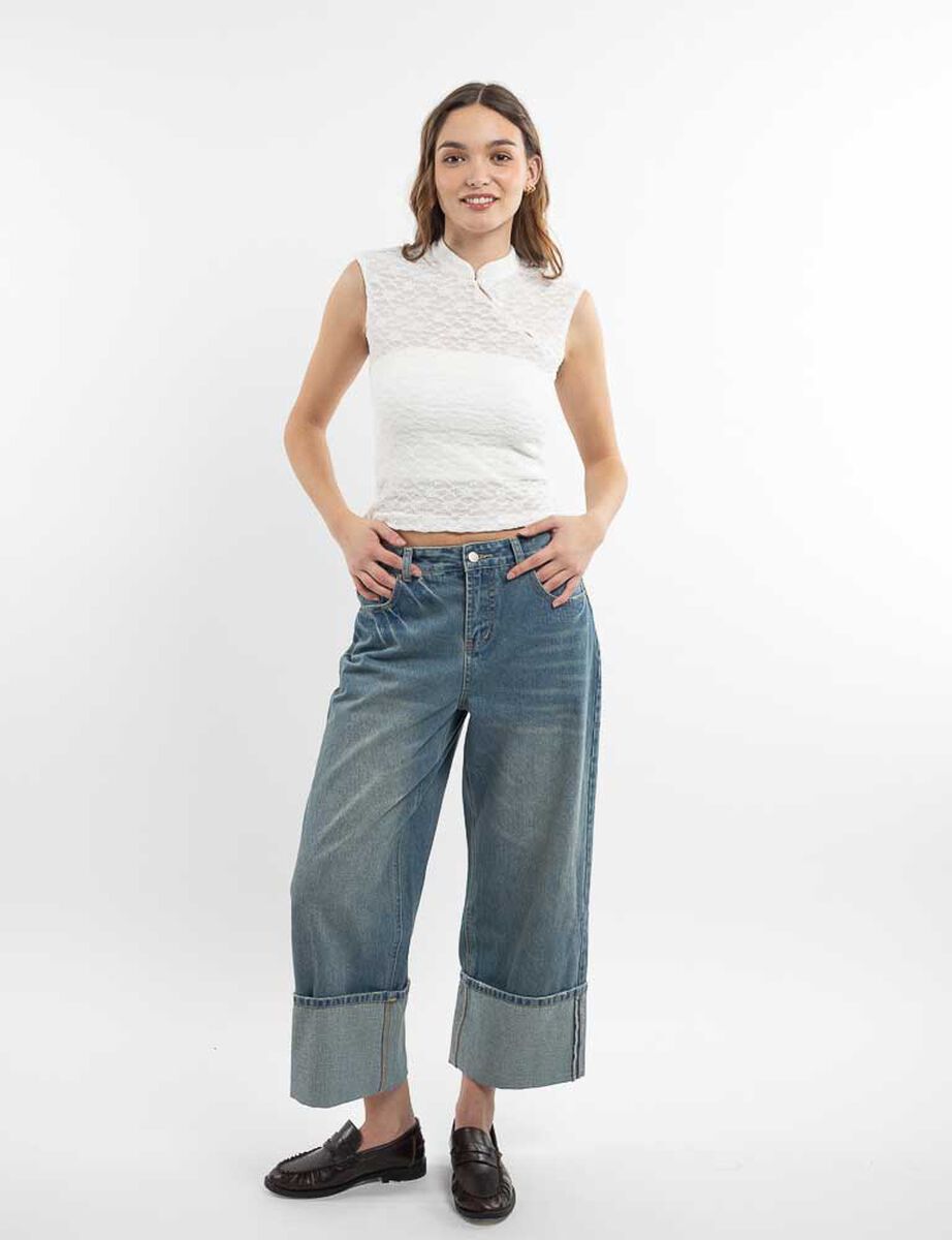Jeans Culotte Mujer Icono