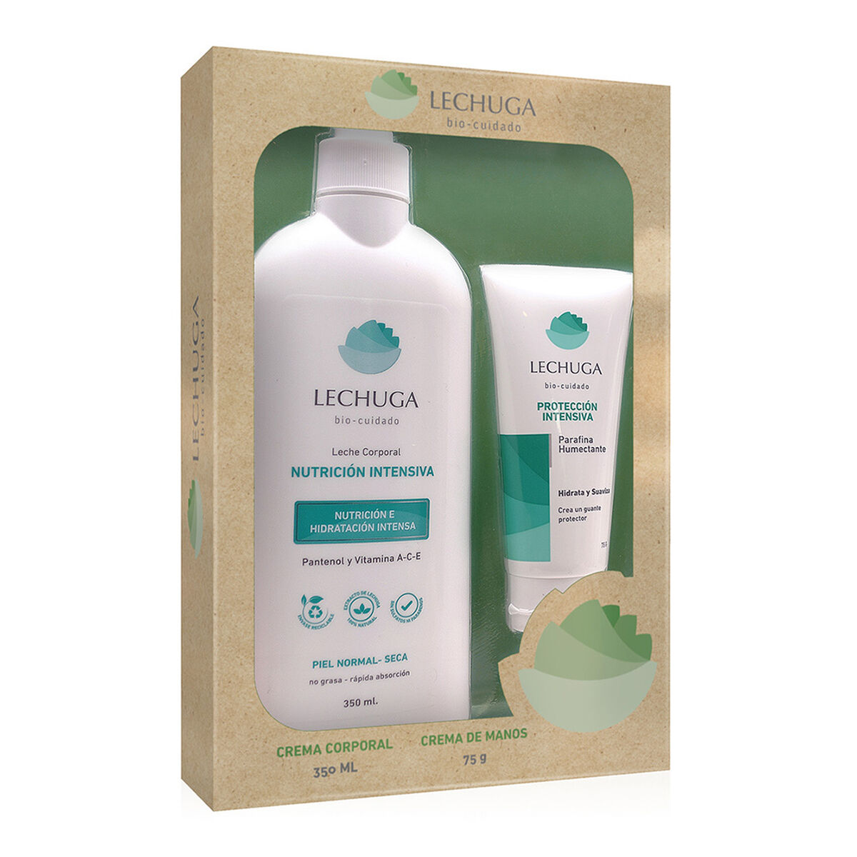 Pack 2 Cremas Corporales Mujer Lechuga