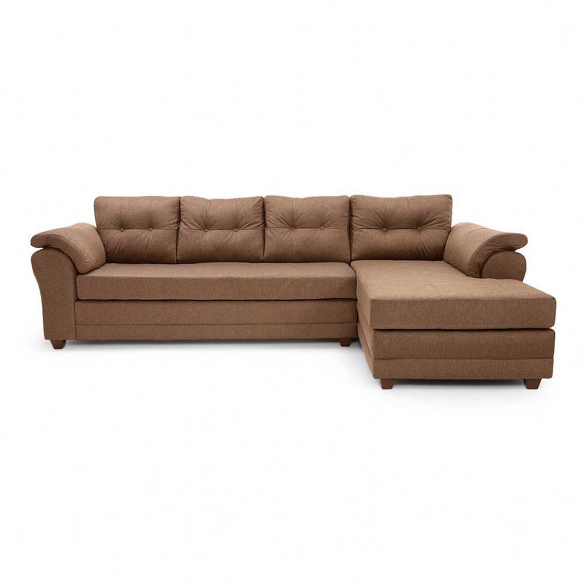 Sofá Seccional Muebles MPR Journey 3 Café