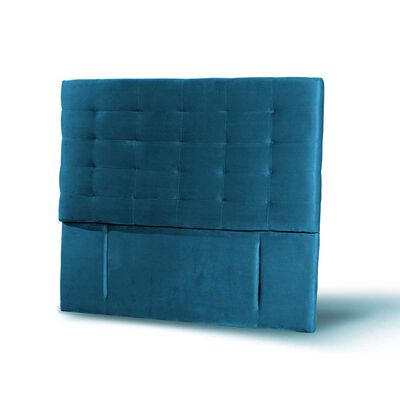 Imagen 2 del producto Respaldo Latam Home 2 Plazas Napoles Tela Velvet Azul