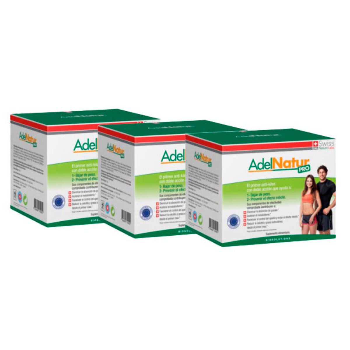 Adelnatur Pro Control De Peso 3 Estuches Swiss Nature Labs