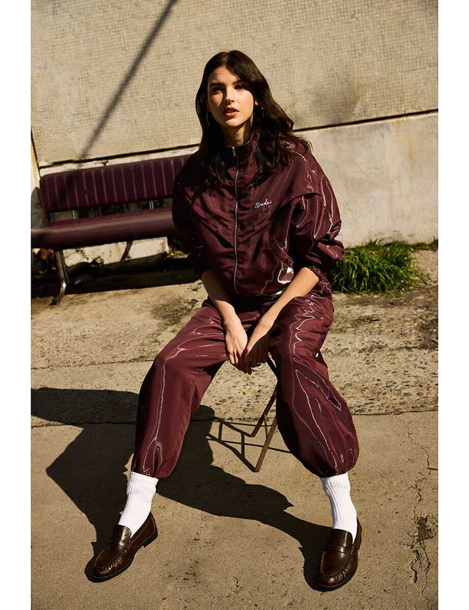 Pantal&oacute;n Deportivo Wide Leg Mujer Lotto Strada