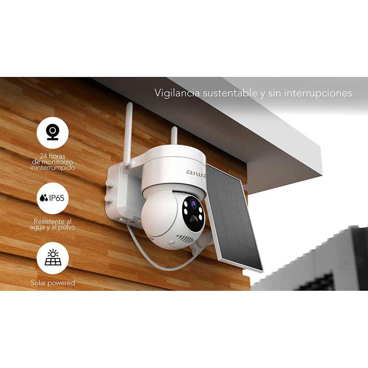 C&aacute;mara de Seguridad Aiwa AW-CTO43 4MP WiFi Blanco