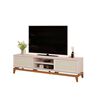 Rack TV Vekkahome Cairo Hasta 65" Beige