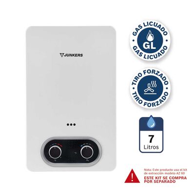 Imagen 1 del producto Calefont Tiro Forzado Junkers HydroWind-Easy 7 lts.