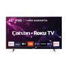 Combo LED 43" Caixun C43V1FR Smart TV FHD + Cama Europea Celta Base Dividida New Atlantis 2 Plazas