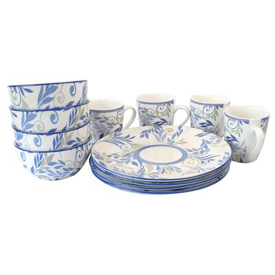 Imagen 2 del producto Vajilla Porcelana Doral Angelis 12 Piezas Fiorella