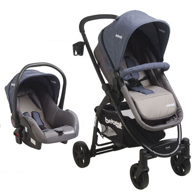 Imagen 1 del producto Coche Cuna Travel System Bebe Fénix Azul Bebesit
