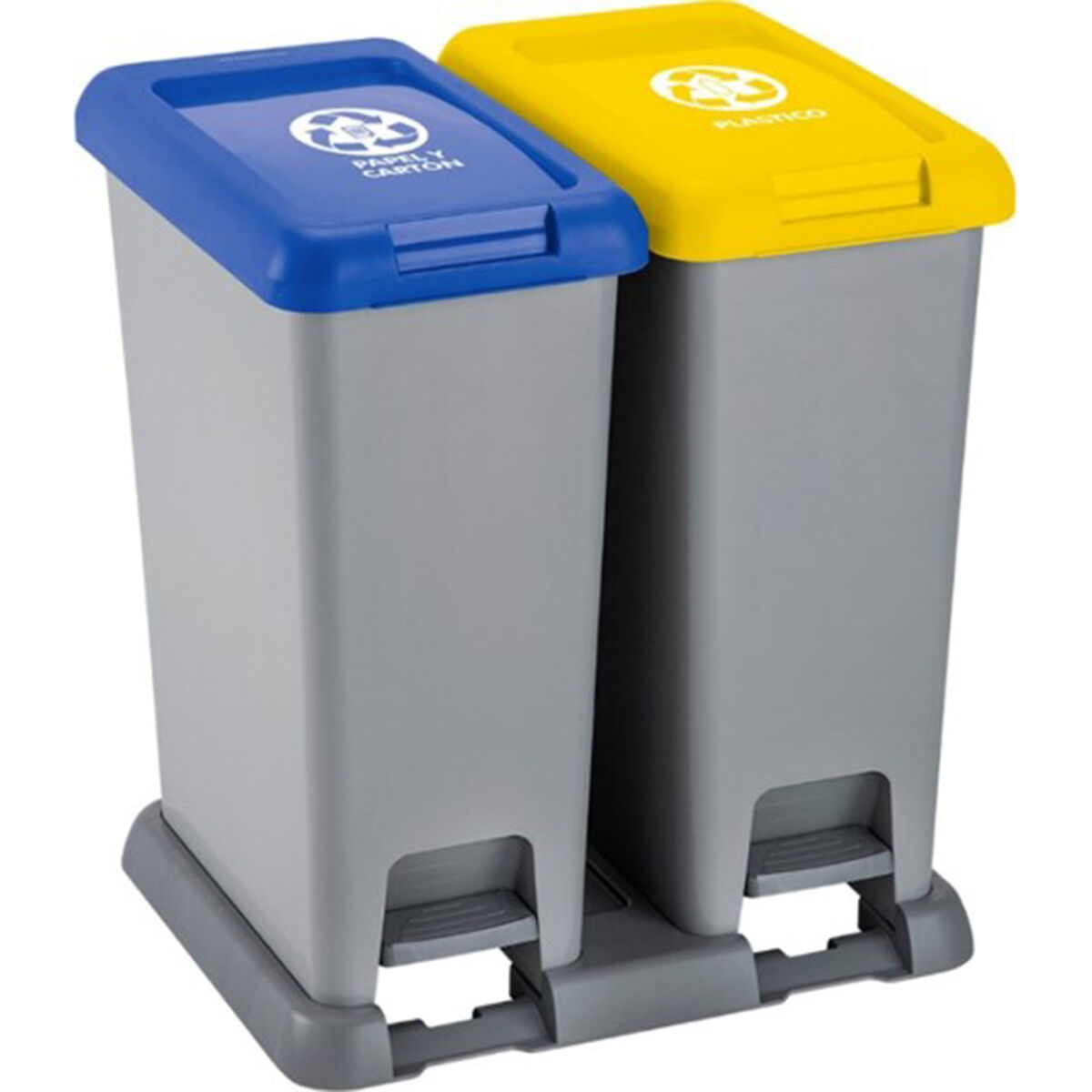 Basurero Con Pedal Rimax 2 Entradas 20 lt