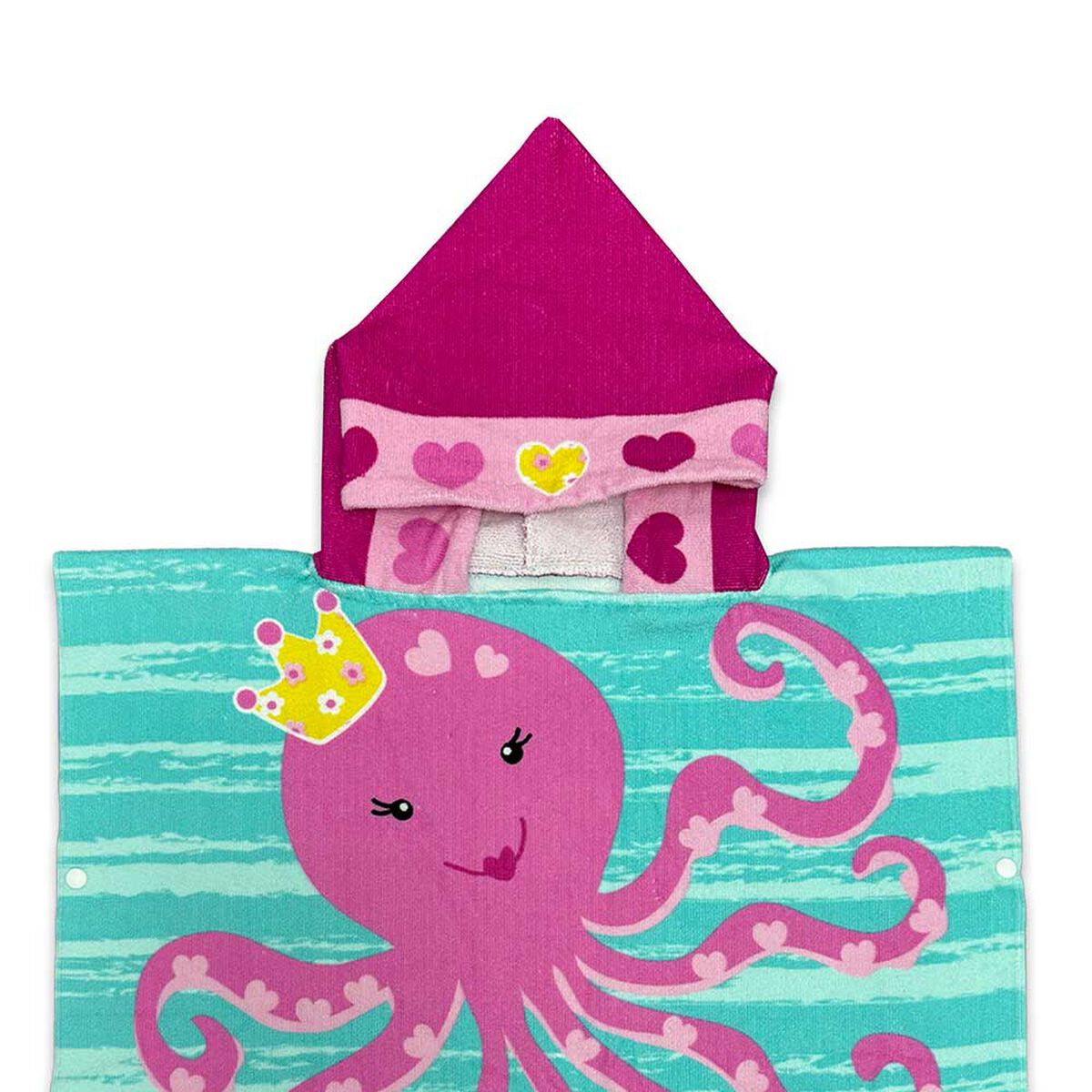 Toalla de Playa con Capucha Doral Aruba Pulpo 70x140 cm