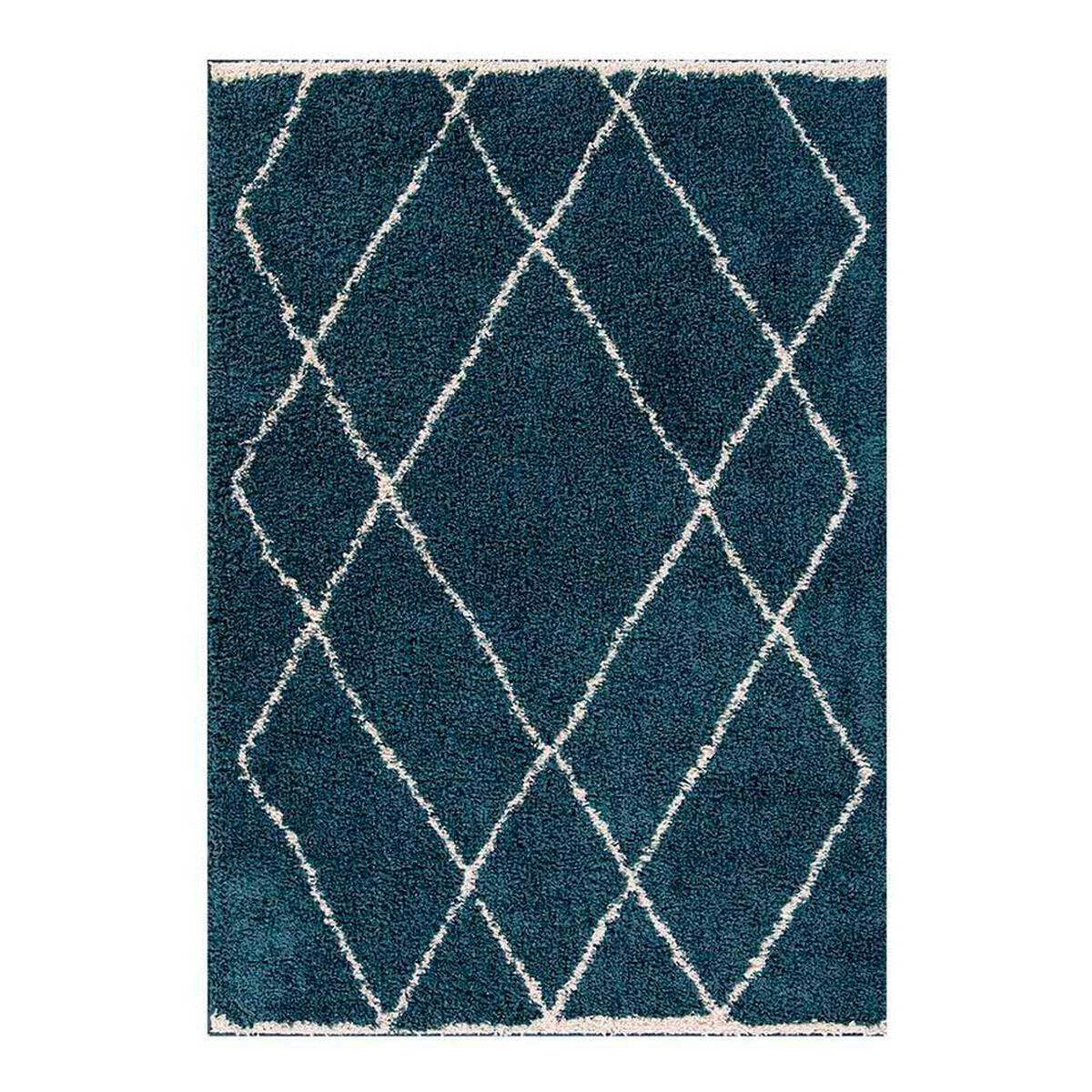 Alfombra Idetex Shaggy Guiza 150 x 200 cm Turquesa