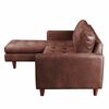 Sof&aacute; Cuero Latam Home N&aacute;poles Chaise Longue 2 Cuerpos Izquierdo