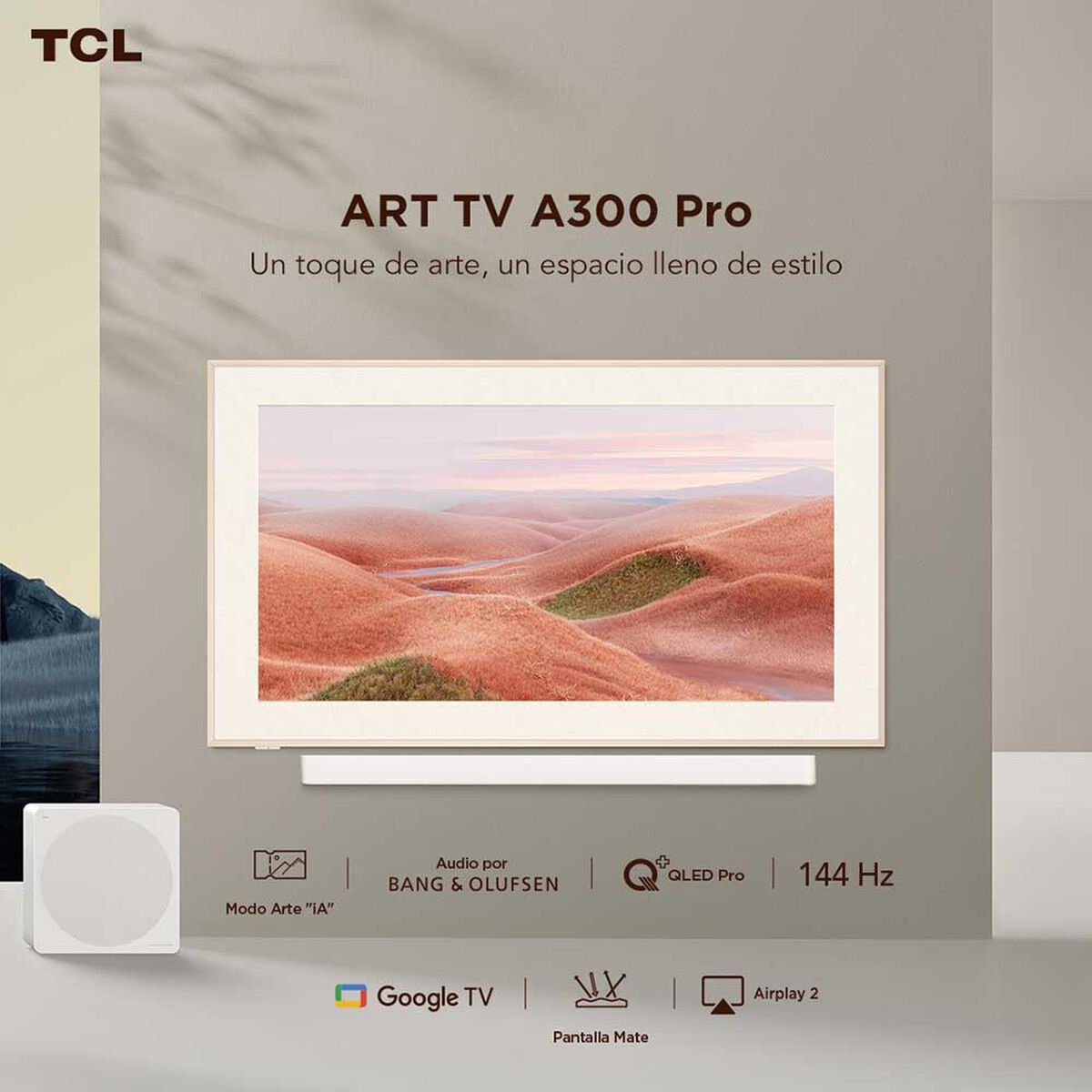 QLED Smart TV  TCL 85A300 PRO 4K UHD 85"